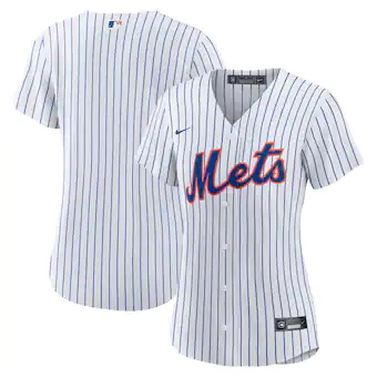 womens nike white new york mets home blank replica jersey